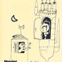 Seconda di copertina - Occhio ai satelliti di Ugo Guarino, luglio - agosto 1956, anno IV, n. 4