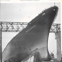 Copertina- 1962  scende in mare la "Michelangelo", L' Ansaldino, n.9, anno IX, 1962