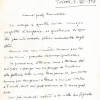 Lettera di Luigi Spacal, 1958 dic. 05