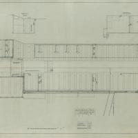 Stabilimento Locomotive - Pianta delle linee elettriche per forza motrice Officina Montaggio, Reparto Fonderia bronzo, Falegnami