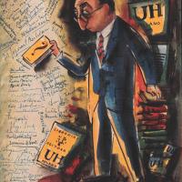 Cartolina di Cesare Branduani a Giovanni Ansaldo, 12-11-1949 (1)