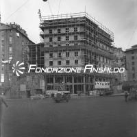 Genova - piazza Cavour - costruzione nuovi caseggiati