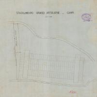 Stabilimento grandi Artiglierie di Genova Campi - Planimetria