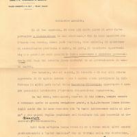 Lettera scritta dall'avvocato e politico Paolo Cappa a Giovanni Ansaldo.