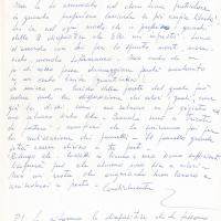 Minuta di lettera di Giovanni Zoncada, 1960 gen. 16