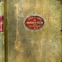Banco di Sconto del Circondario di Chiavari - Libro giornale, copertina