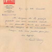 Lettera di Gino Bacci a Giovanni Ansaldo, 03-07-1946