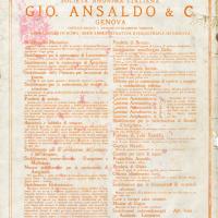 L'Illustrazione Italiana - numero speciale dedicato alla trasvolata su Vienna - quarta di copertina