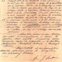 Lettera dello studio legale John P. Best & C all'armatore Drago; 30 agosto 1910 - retro