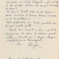 Retro della lettera di Federico Righi, 1964 giu. 30
