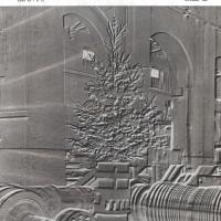 Copertina - Albero di natale presso uno stabilimento Ansaldo, L'Ansaldino, n. 12, anno XV, 1968