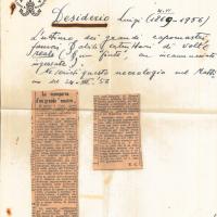 Lettera di Edwin Cerio a Giovanni Ansaldo, fine anni '50 del XX secolo