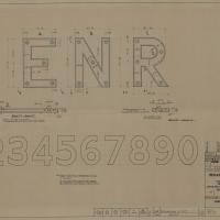 Locomotive Indiane - Numeri  e lettere per ferrovie