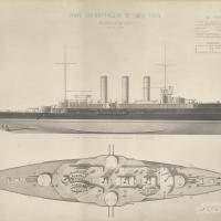 Nave da battaglia di 9300 t. e 22 nd. - Progetto 34