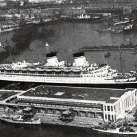 La turbonave passeggeri "Conte di Savoia" da 48.502 t.l.s. costruita dal Cantiere S. Marco (1931), luglio - agosto 1956, anno IV, n. 4 - p. 43