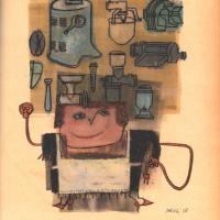 Terza di copertina - Proteus San Giorgio di Riccardo Manzi - luglio 1953, anno I, n.4