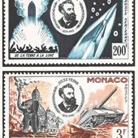 Francobolli commemorativi per Jules Verne, luglio - agosto 1956, anno IV, n. 4 - p. 25