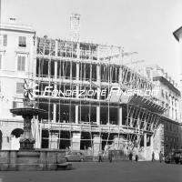 Genova - piazza Colombo - costruzione nuovi caseggiati