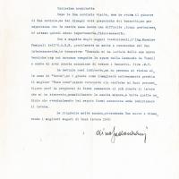 Lettera di Domenico Predonzani, 1960 gen. 06
