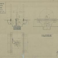 Stabilimento Locomotive - Torchio idraulico per smontaggio delle sale montate